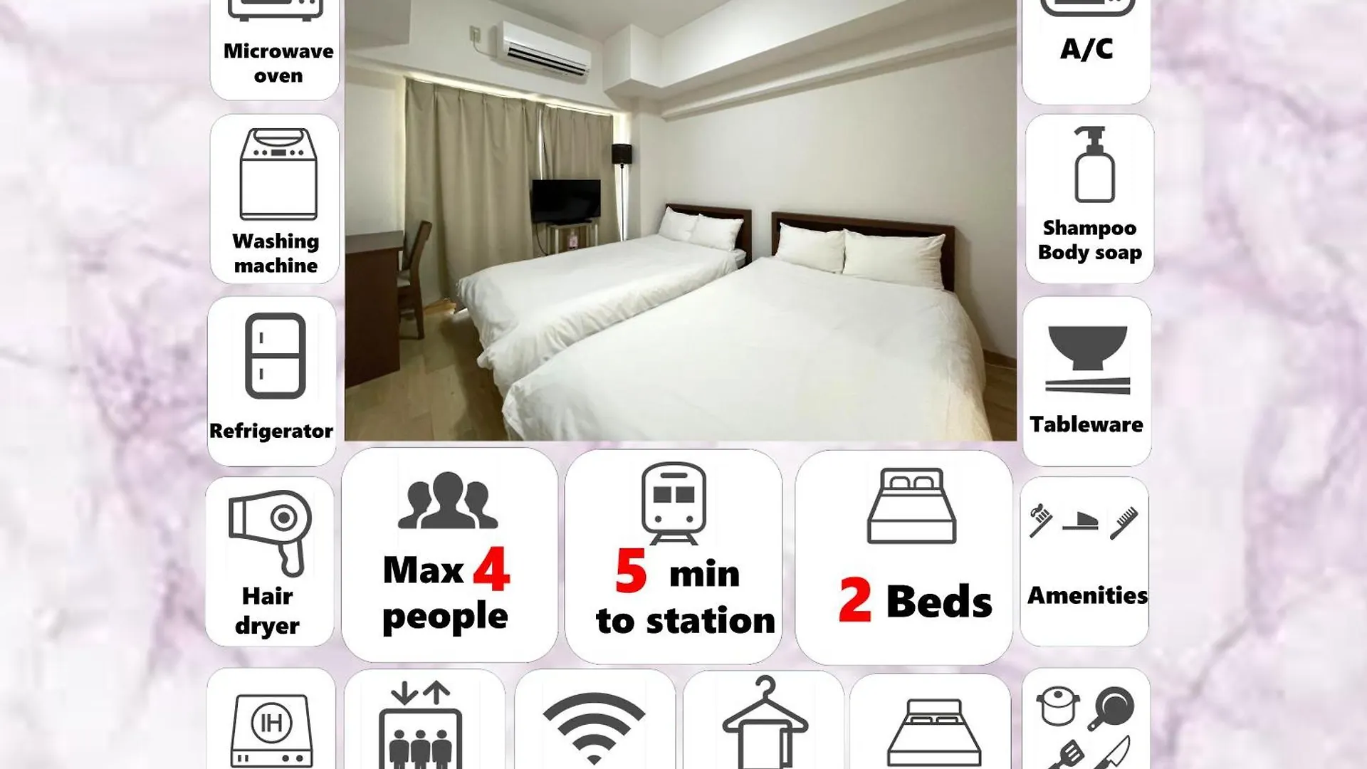 マルチステイ大阪心斎橋 Apartment 0*, Osaka Japan